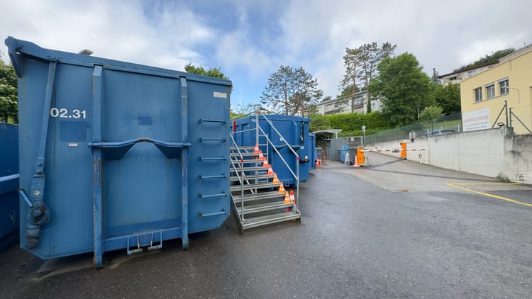 Visite à la déchèterie